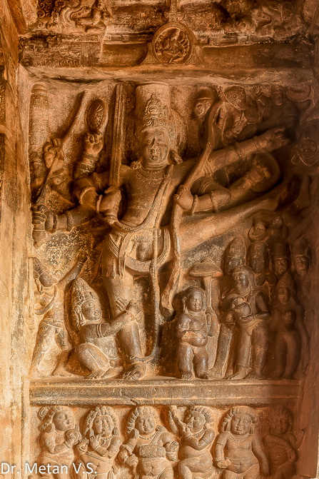 Badami Cave Shesha Vishnu temple image Dr Vyankatesh Metan Solapur V66 1