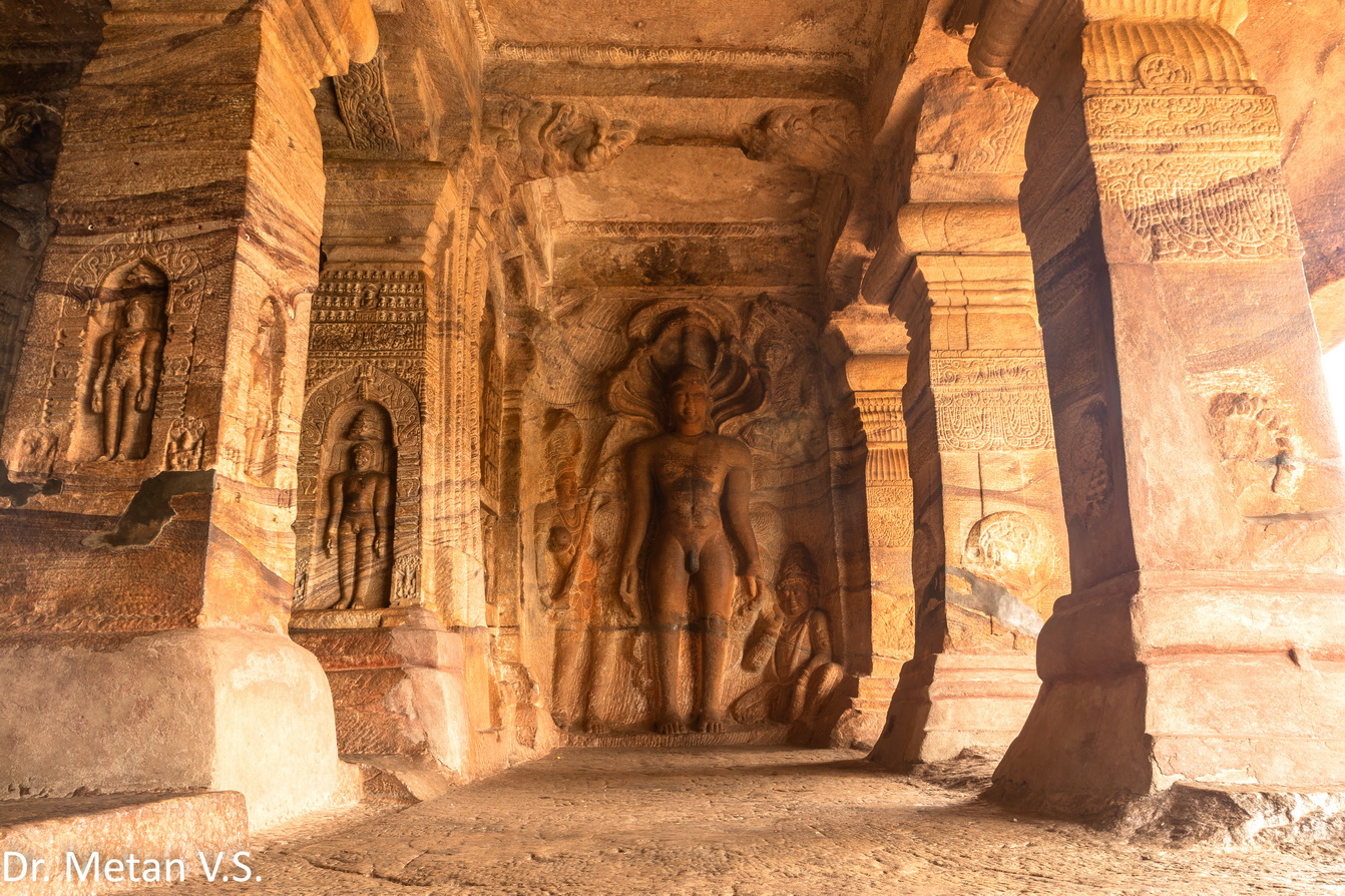 Mahaveer Jain temple Badami caves image by Dr Vyankatesh Metan Solapur C