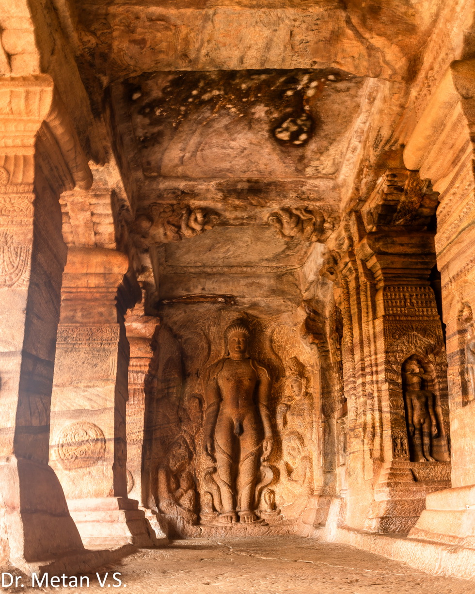 Mahaveer Jain temple Badami caves image by Dr Vyankatesh Metan Solapur