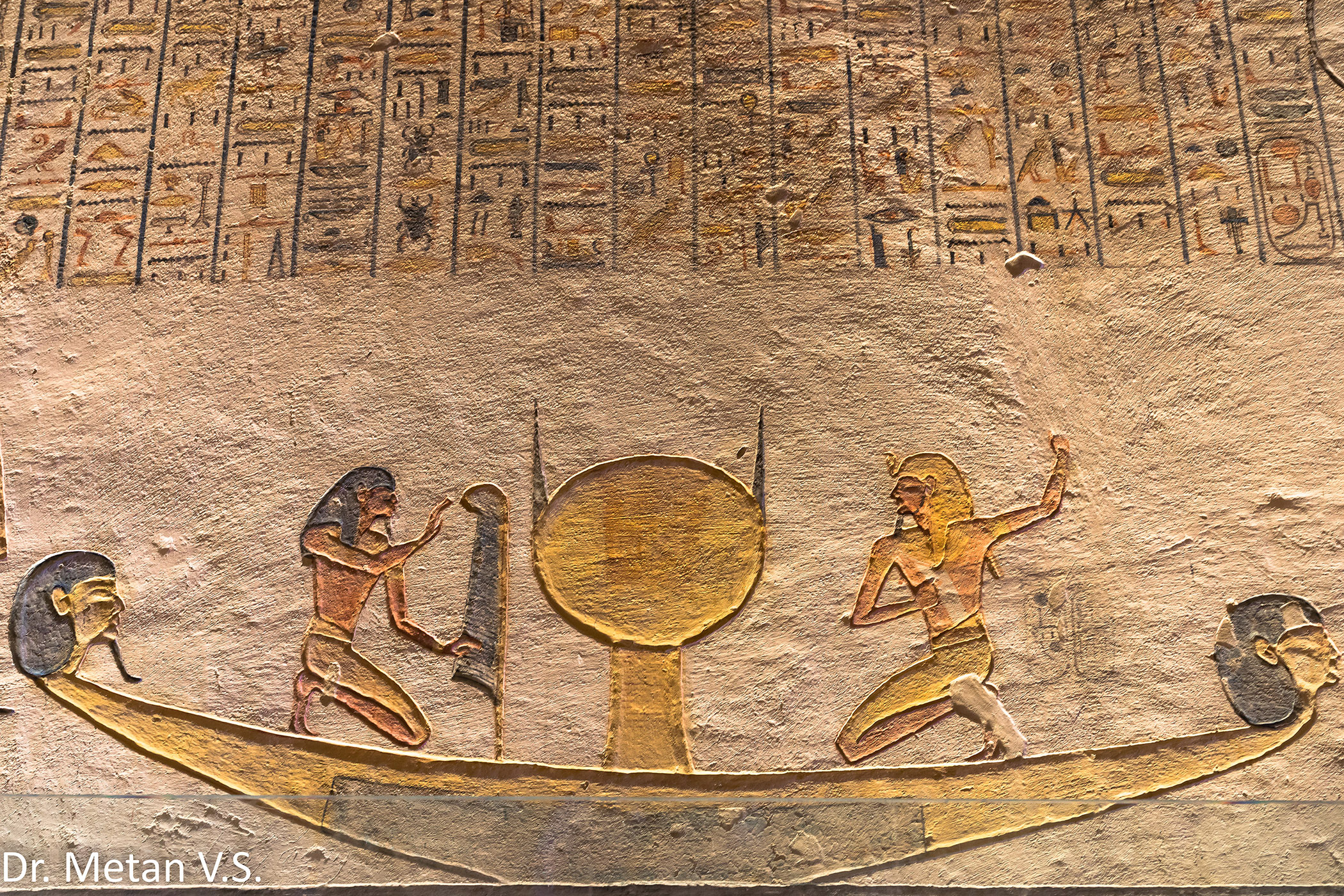 Pharaoh khufu boat painting relief Egypt image by Dr Vyankatesh Metan 1